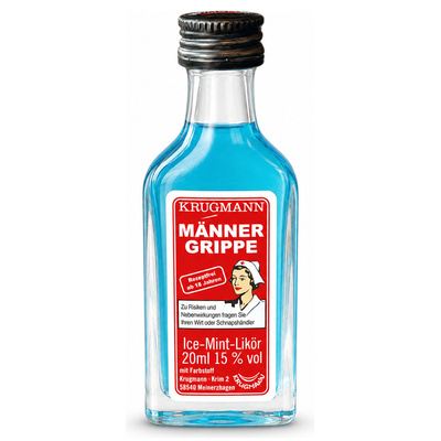 Mini. MANNERGRIPPE ICE MINT 15% 20ML