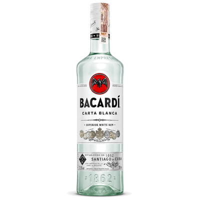 BACARDI CARTA BLANCA 37,5% 0,7L