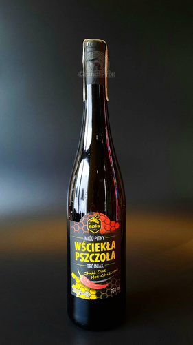 MIÓD TRÓJNIAK WŚCIEKŁA PSZCZOŁA 0.75L