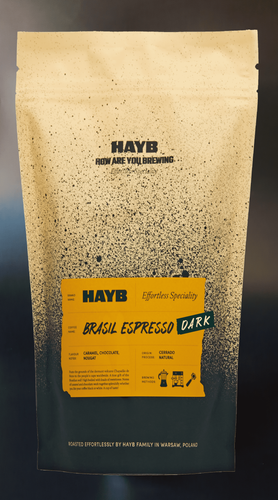 Kawa ziarnista Brazylia Cerrado Patrocinio DARK 250g Hayb