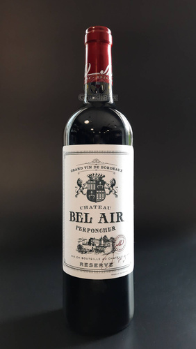 WINO CHATEAU BEL AIR PERPONCHER ROUGE RESERVE BORDEAUX AOC 0.75L