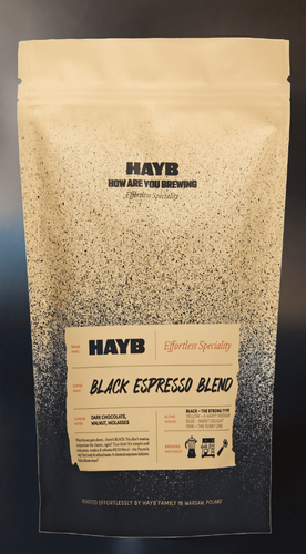 Kawa ziarnista Black Espresso Blend 250g Hayb