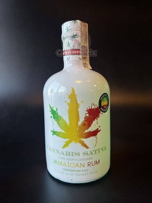 Rum Cannabis Sativa Jamaican 0,7 l 37,5%.