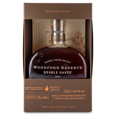 BOURBON WOODFORD DOUBLE OAKED 43,2% 0,7L