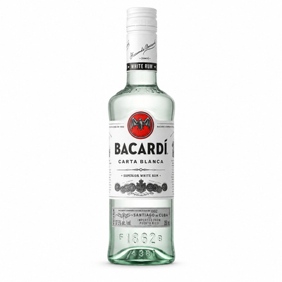 RUM BACARDI CARTA BLANCA 37,5% 0,35L