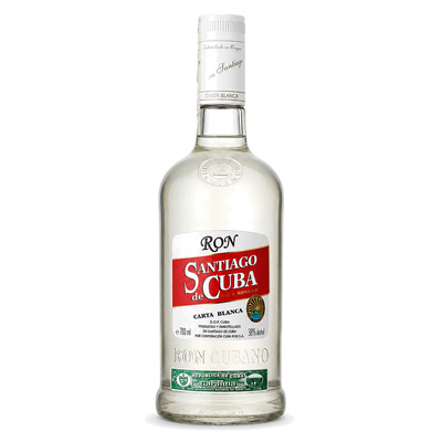 RUM SANTIAGO DE CUBA CARTA BLANCA 38%  0,7L