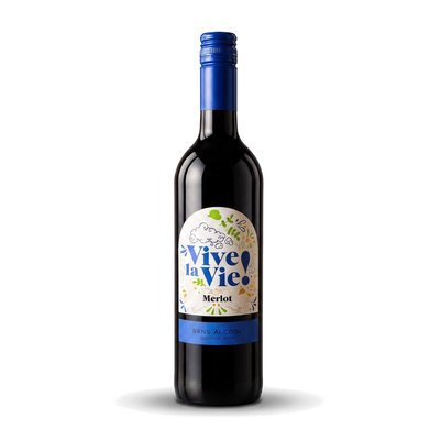 WINO VIVE LA VIE MERLOT ALCOHOL FREE 0.75L 0%