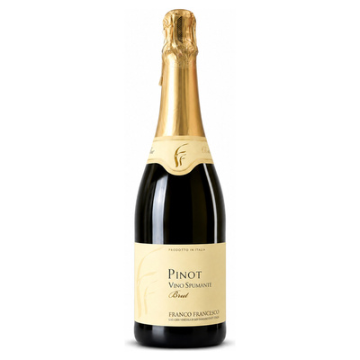 Wino mus. FRANCO FRANCESCO PINOT VINO SPUMANTE BRUT 12% 0,75L