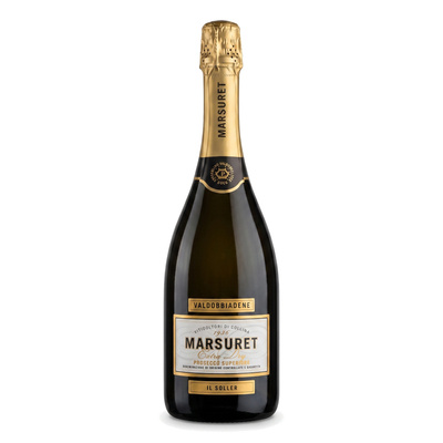 Wino mus. Prosecco Marsuret Il Soller Extra Dry Valdobbiadene Superiore DOCG 0,75 L