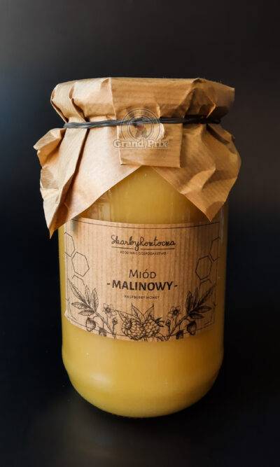 Miód Malinowy - 1000g