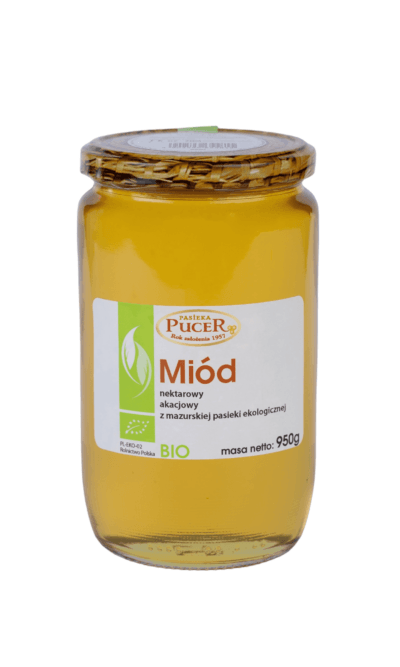 Miód akacjowy bio 950 g