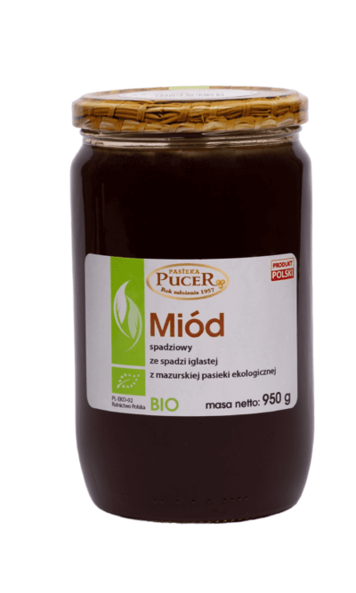 Miód spadziowy bio 950