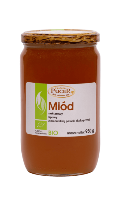 Miód lipowy bio 950 g