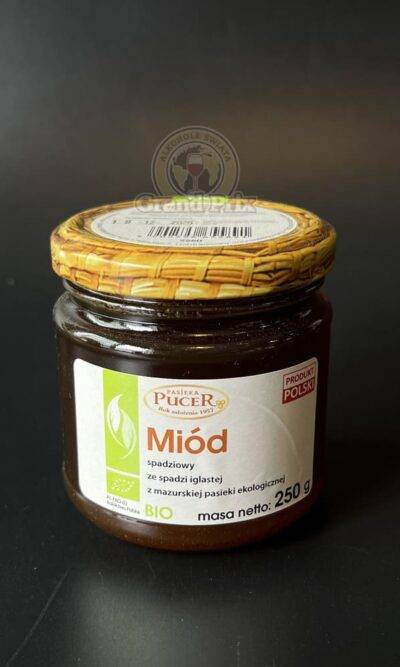 MIÓD PUCER SPADZIOWY ZE SPADZI IGLASTEJ EKO 250g