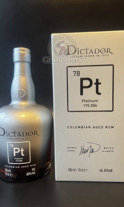 Rum Dictador Platinum 40% 0,7l