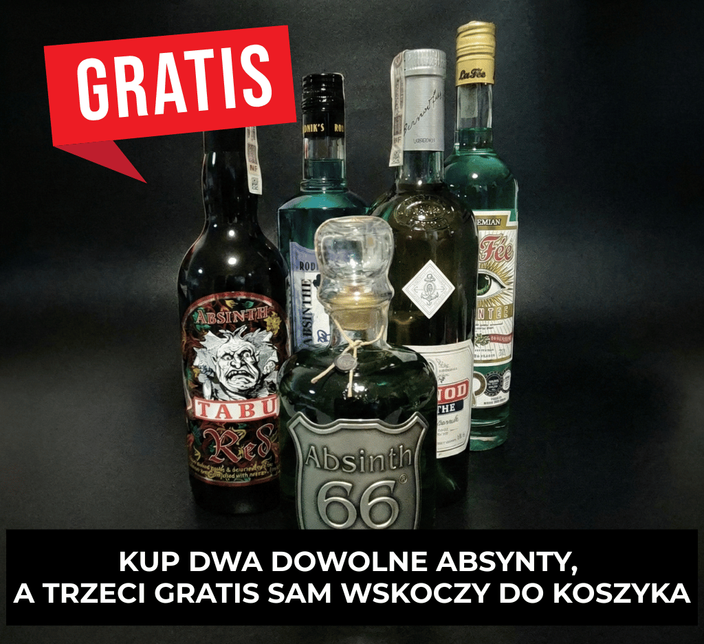  Kup dwa dowolne absynty, a trzeci gratis sam wskoczy do koszyka