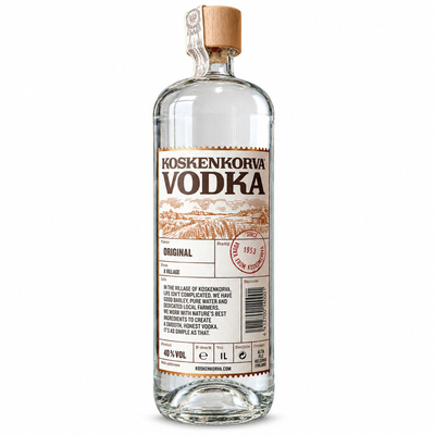 KOSKENKORVA VODKA  40%  1L