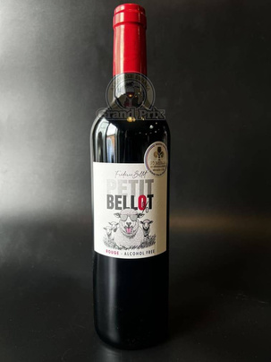 Wino Petit Bellot Rouge Bezalkoholowe 0% 0,75 L