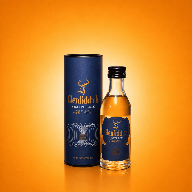 Mini. Whisky GLENFIDDICH RESERVE CASK SHERRY 40% 50ML