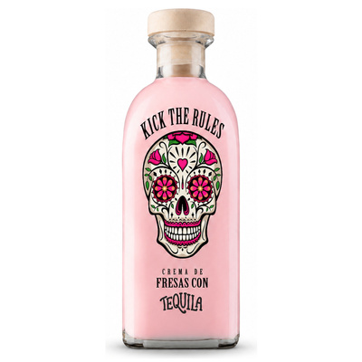 Likier KICK THE RULES Tequila Cream Strawberry 15% 0,7L