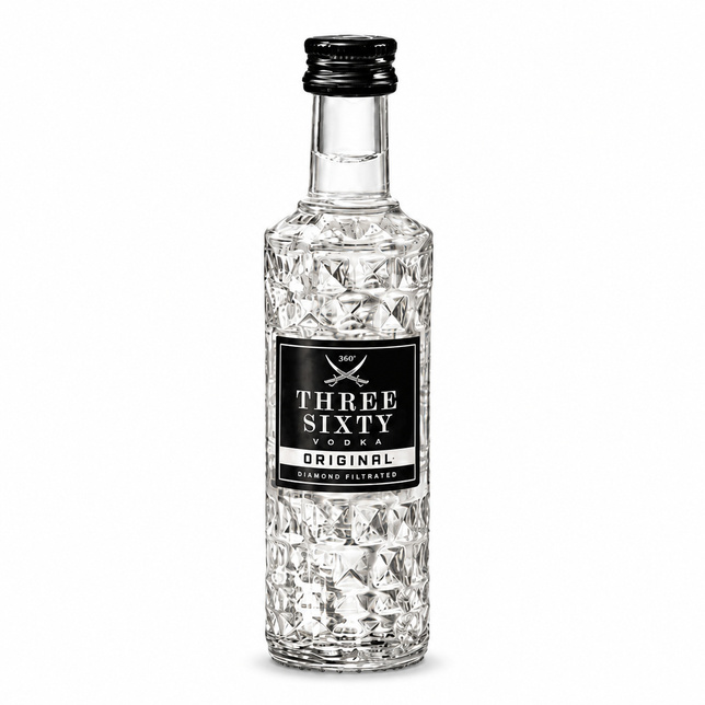 Mini Wódka Three Sixty Vodka 0,04 L 37,5%