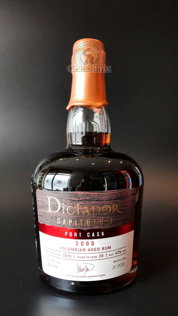 RUM DICTADOR CAPITULO I PORT CASK 20YO 43% 0,7L