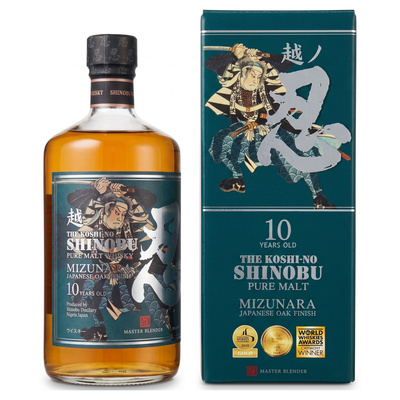 WHISKY SHINOBU PURE MALT 10YO 43%  0,7L