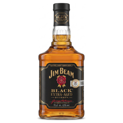 BOURBON JIM BEAM BLACK EXTRA AGED  43%  0,7L