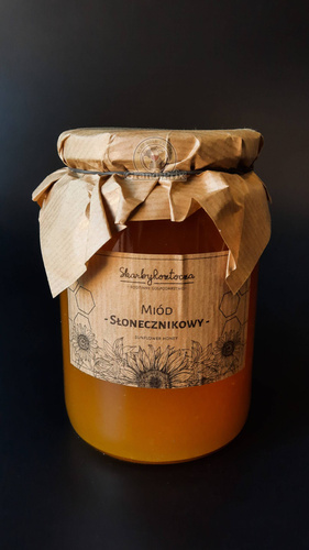 Miód z Roztocza Słonecznikowy - 1000g