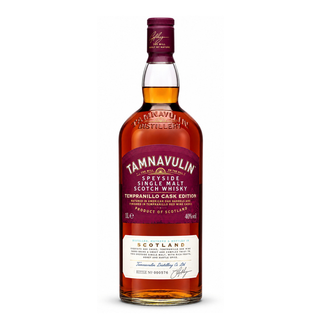 TAMNAVULIN TEMPRANILLO CASK 40% 1L