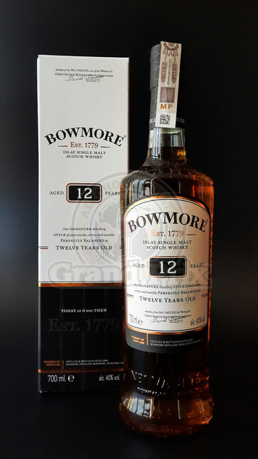WHISKY BOWMORE 12YO 40%  0,7L