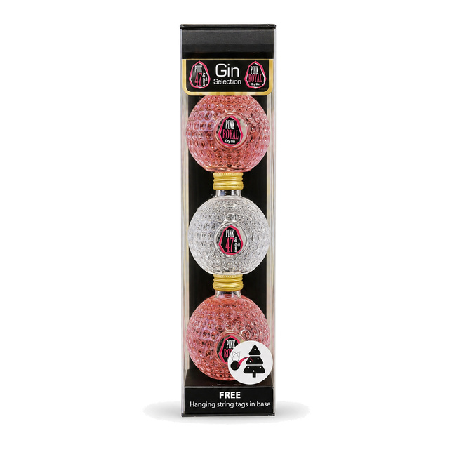 Mini gin Pink 47 Gin Baubles (3x5Cl) 42,3%