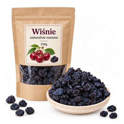 Wiśnie naturalnie suszone 250g