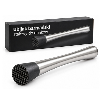 Ubijak barmański stalowy do drinków (muddler)