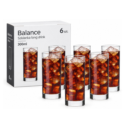 Szklanka long drink Balance 300ml 6 szt