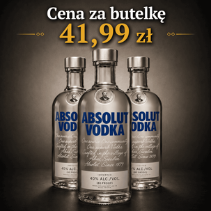 Wódka ABSOLUT 40% 0,5l blue 6 butelek