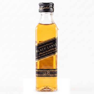 Mini WHISKY JOHNNIE WALKER BLACK LABEL 12YO 40% 50ML