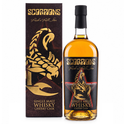 SCORPIONS ROCK N ROLL STAR CHERRY CASK  40%  0,7L