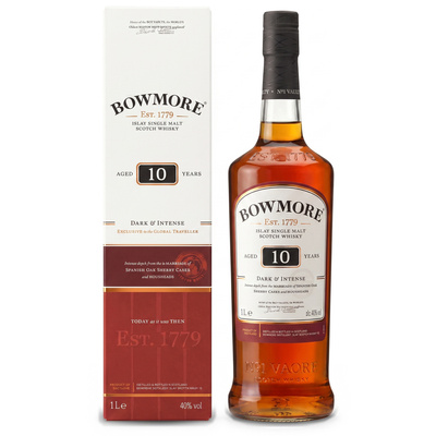 BOWMORE 10YO DARK &amp; INTENSE 40% 1L
