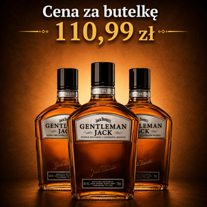 Whisky JACK GENTELMAN 40% 0,7l 3 butelki