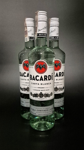 Rum BACARDI CARTA BLANCA 37,5% 0,7l 3 butelki