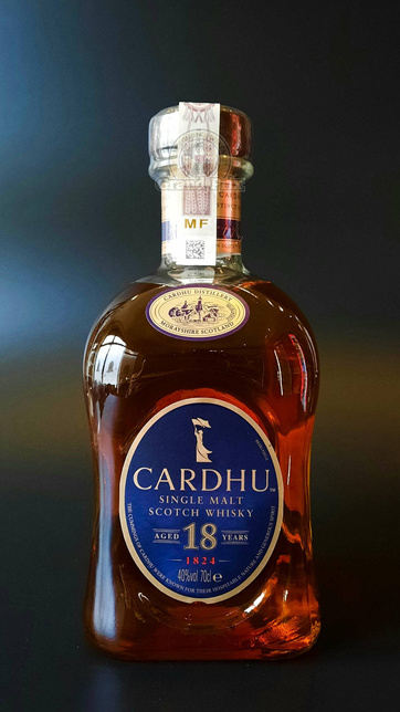 CARDHU 18YO 40% 0,7L