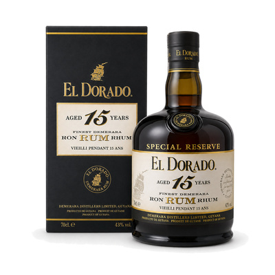 RUM EL DORADO 15YO 43% 0,7L