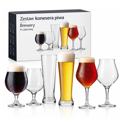 Zestaw konesera piwa Brewery 6- częsciowy