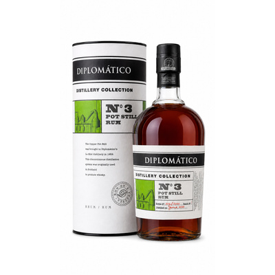 RUM DIPLOMATICO DISTILLERY COLLECTION NO.3 POT STILL 47% 0,7L