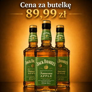 Whisky Jack Daniels 0,7l apple 3 butelki