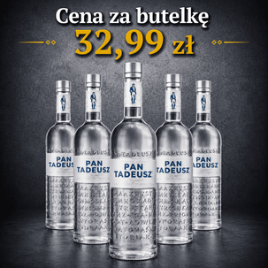 Wódka PAN TADEUSZ 40% 0,5l 6 butelek