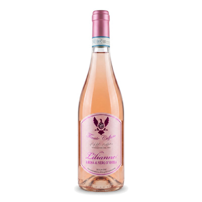 Wino Tenute Cuffaro di Filippo Cuffaro VINO LILIANE ROSATO DI NERO D’AVOLA SICILIA D.O.C. 2022 BIO 0,75L