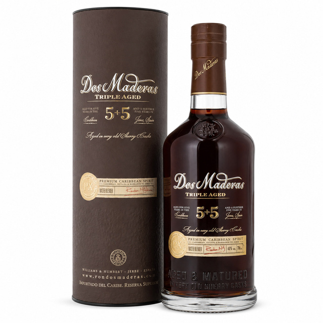 RUM DOS MADERAS PX 5+5 40% 0,7L