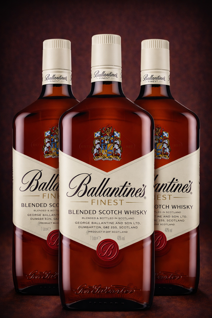 Whisky BALLANTINES 40% 1,0l Finest 3 butelki